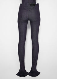 RAW DENIM SKINNY JEANS