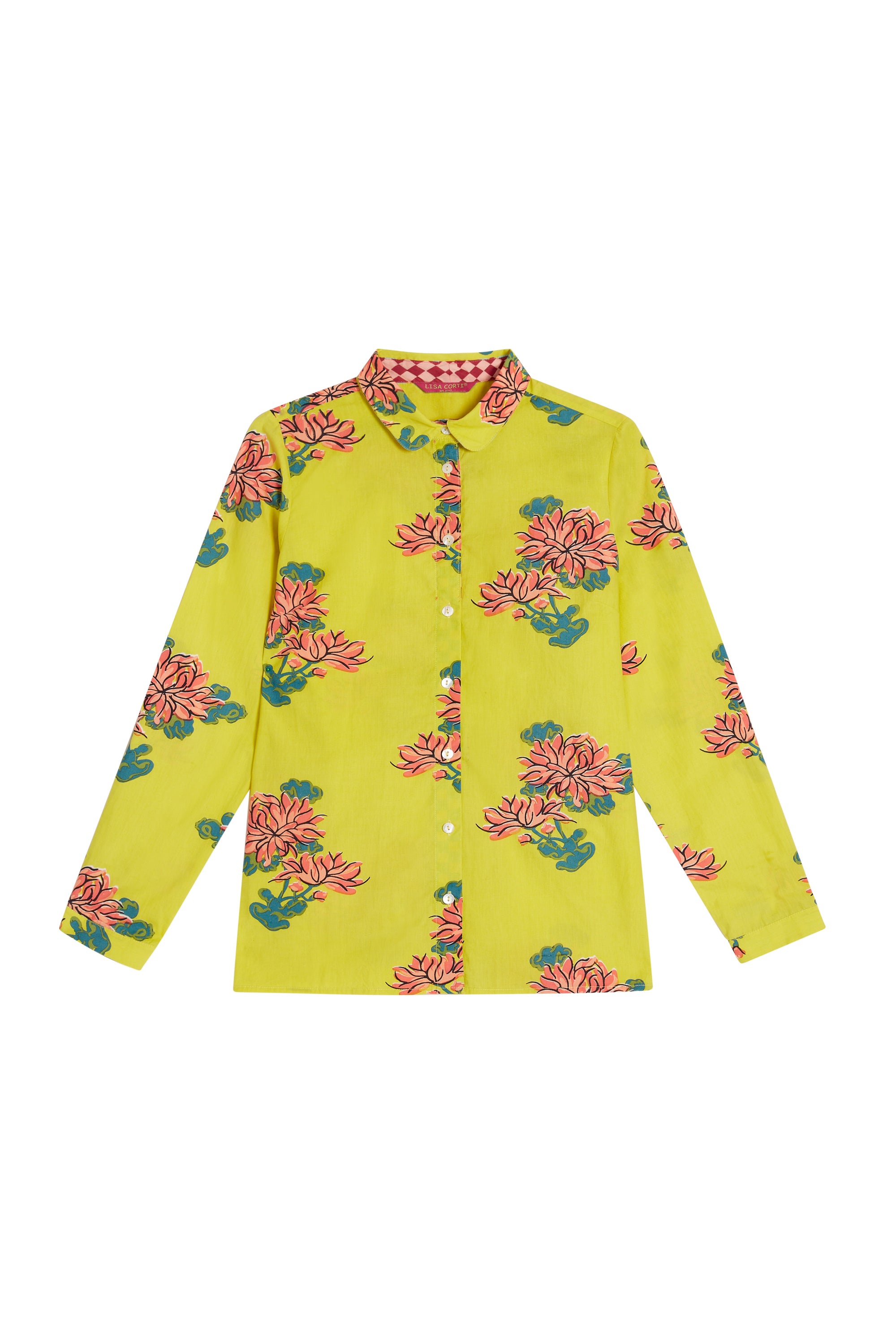 RECO PRIX : 115 // Accra Shirt Kimono Crisantemo Lemon