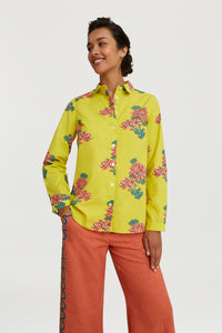 RECO PRIX : 115 // Accra Shirt Kimono Crisantemo Lemon