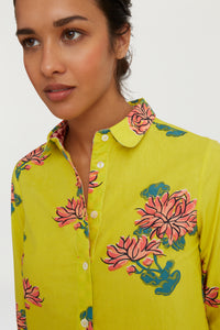 RECO PRIX : 115 // Accra Shirt Kimono Crisantemo Lemon