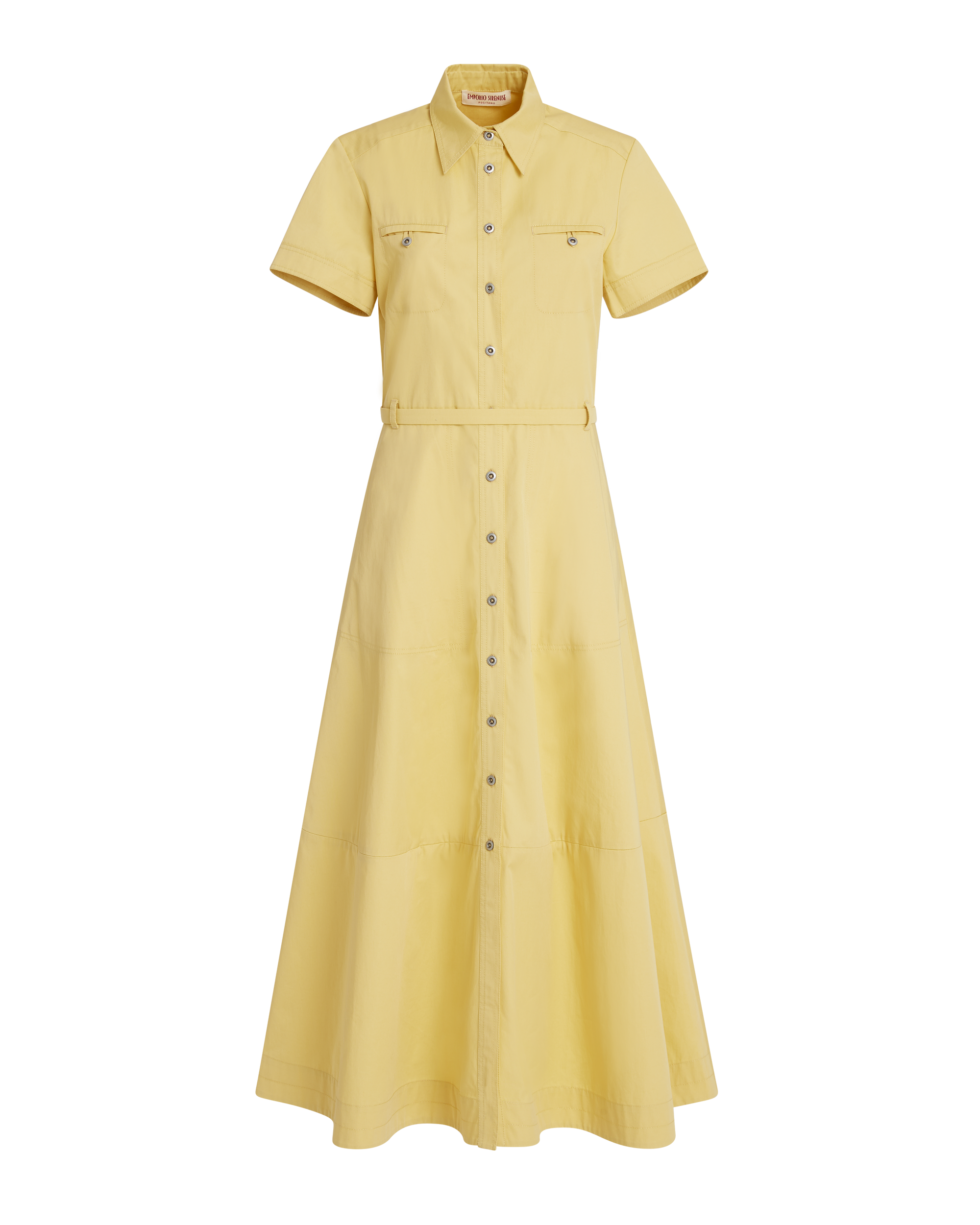 Robe longue Giselle - Custard