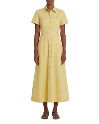 Robe longue Giselle - Custard