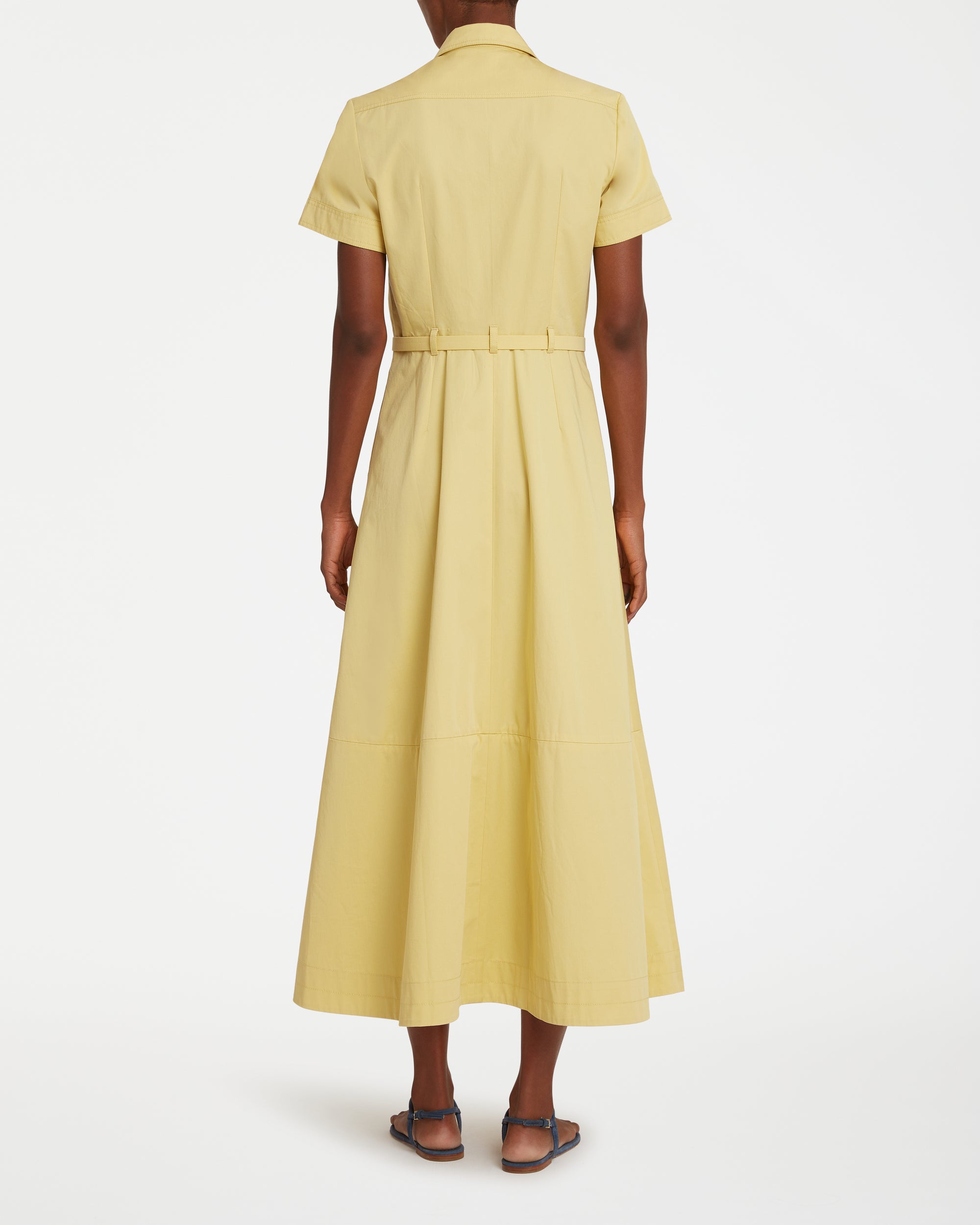 Robe longue Giselle - Custard