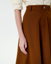 Lucrezia maxi skirt - Tobacco