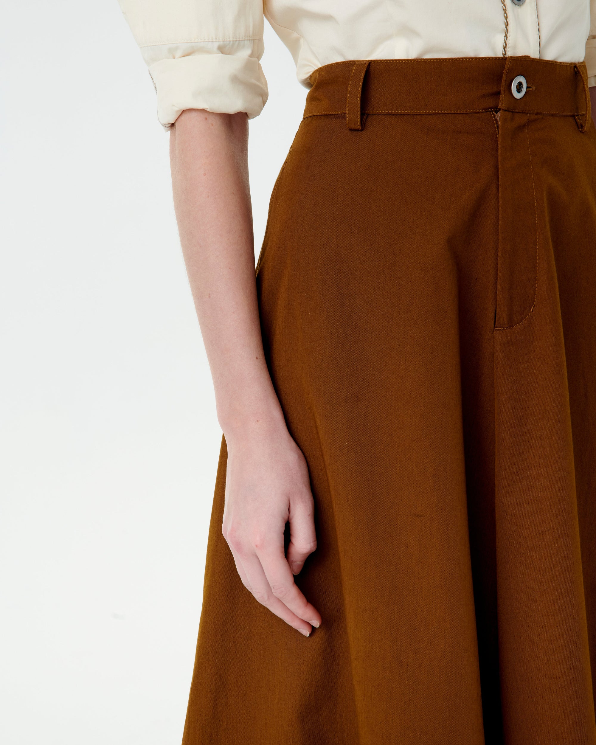 Lucrezia maxi skirt - Tobacco