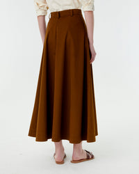 Lucrezia maxi skirt - Tobacco