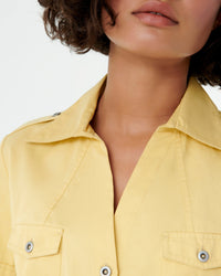 Selena short-sleeved shirt - Custard