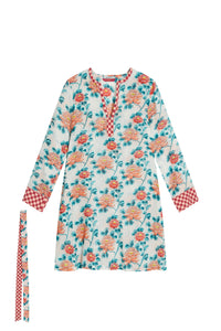 Alise short cotton dress - Neutral