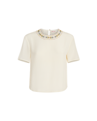 Gabrielle silk top - Ivory