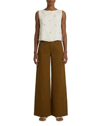 Tische silk top - Ivory