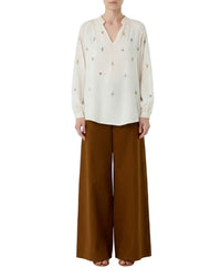 Ilizia silk blouse - Ivory