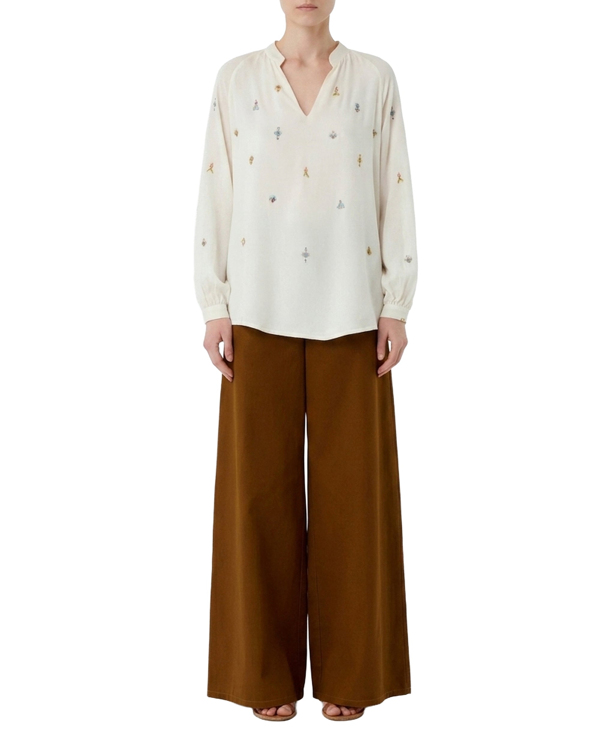 Ilizia silk blouse - Ivory