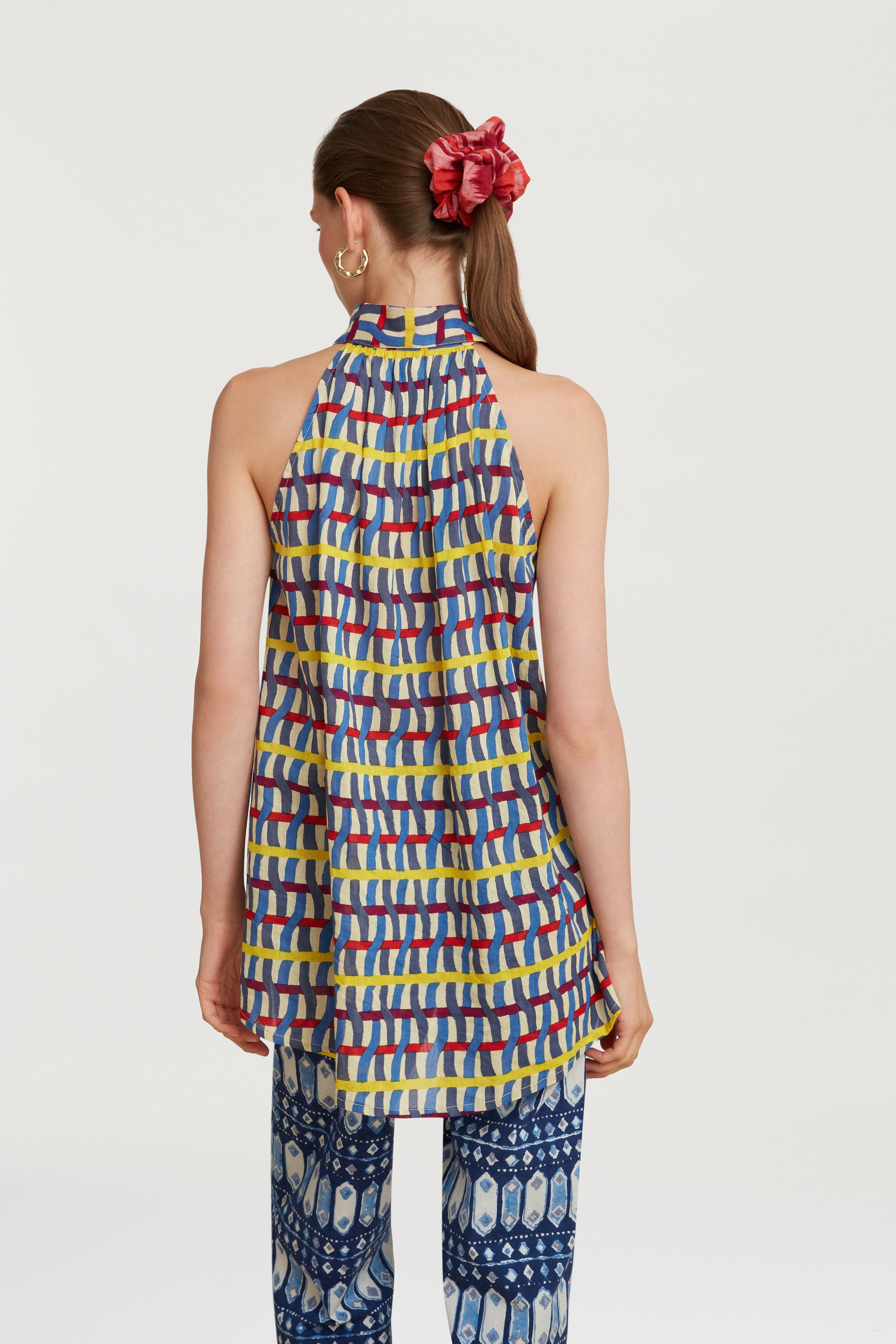 RECO PRIX : 97,5 // Ava Shirt Amer Strings Blue