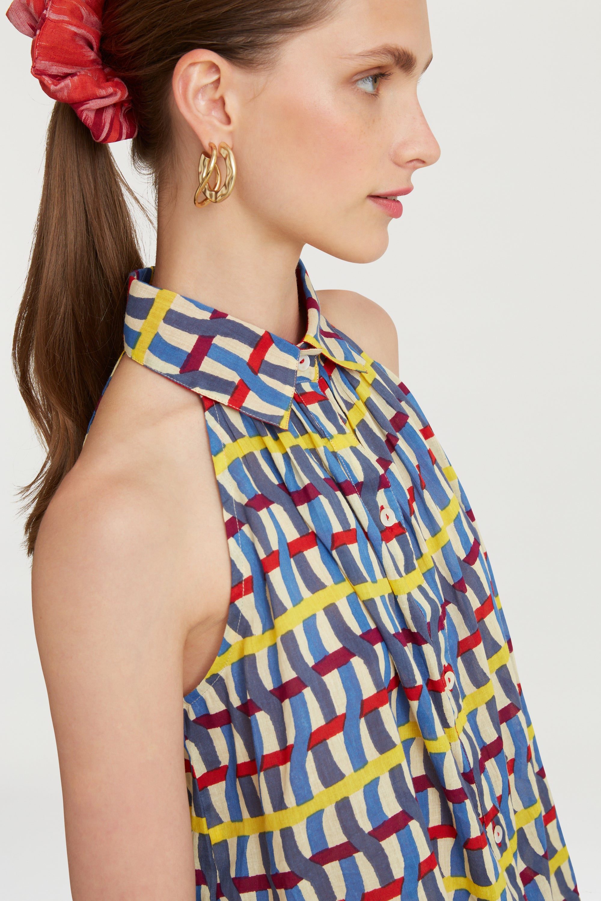 RECO PRIX : 97,5 // Ava Shirt Amer Strings Blue