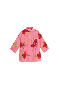 Children's cotton tunic - Pink