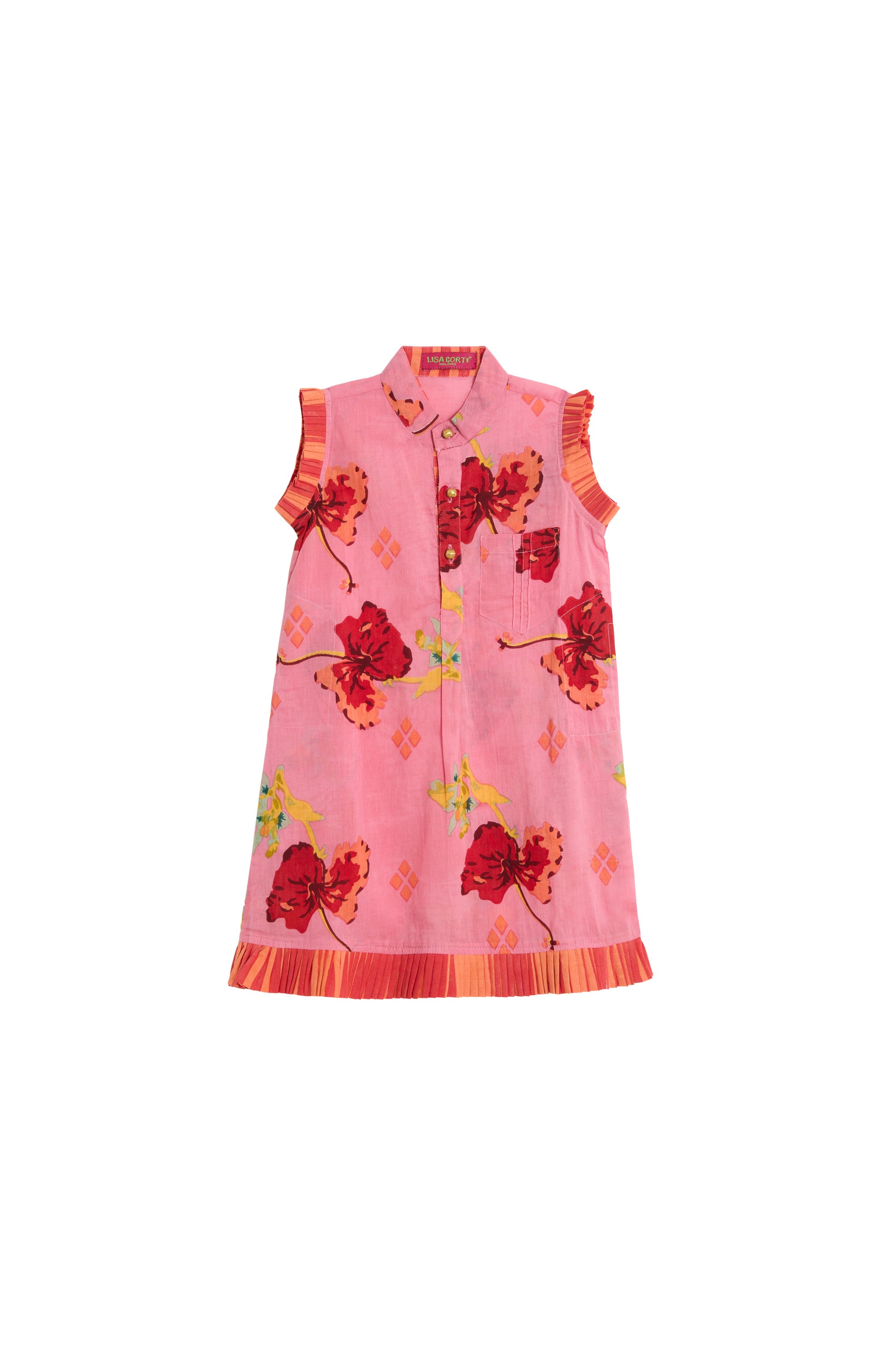 RECO PRIX : 52,5 // Kids Spring Dress Ibisco Pink