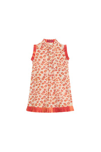 RECO PRIX : 52,5 // Kids Spring Dress Leopard Touch Small Red