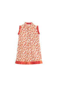 Spring children’s cotton dress – Red