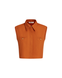 Top court Caterina sans manches - Cinnamon