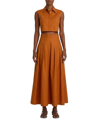 Top court Caterina sans manches - Cinnamon
