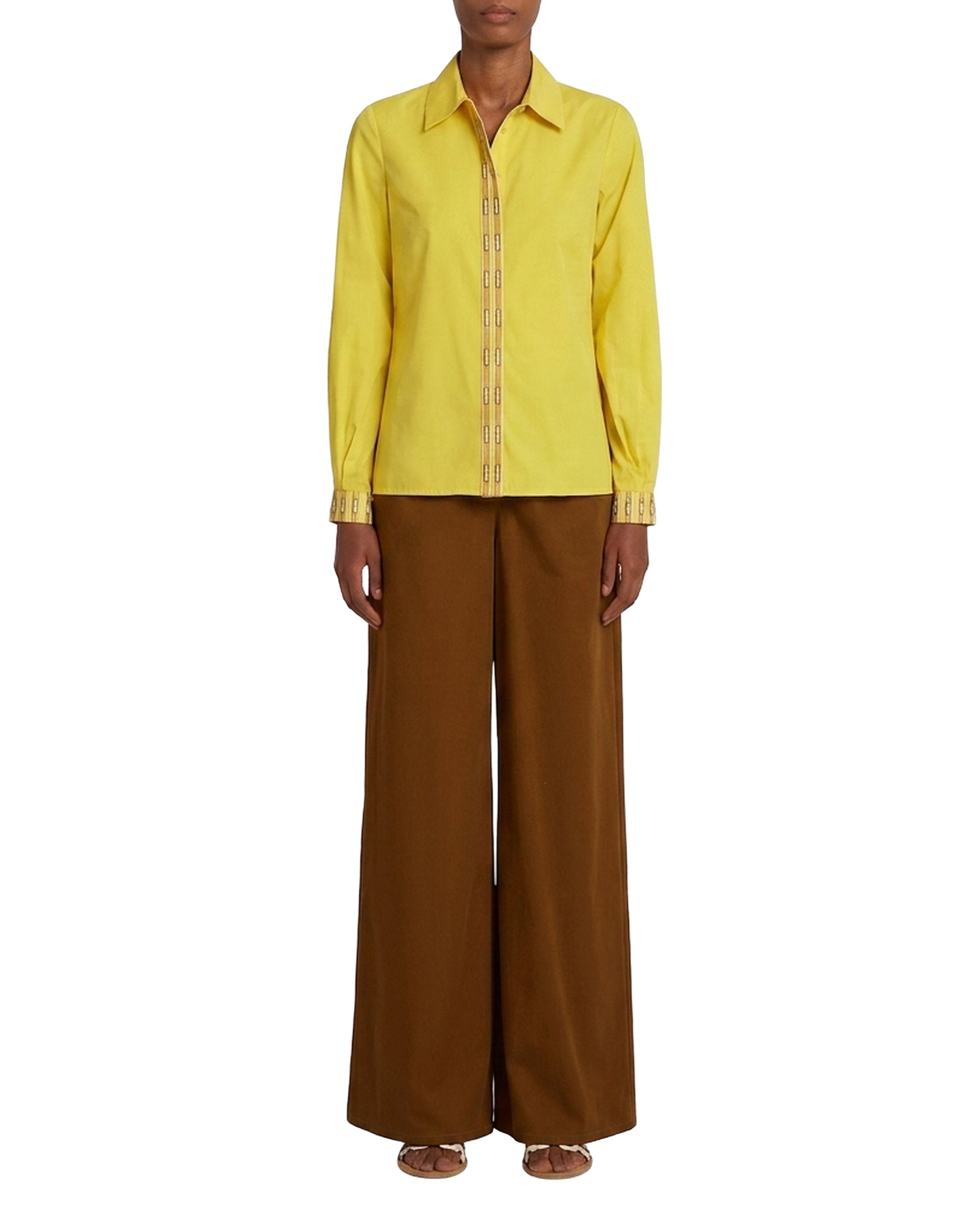 Carolina long-sleeved shirt - Lemon