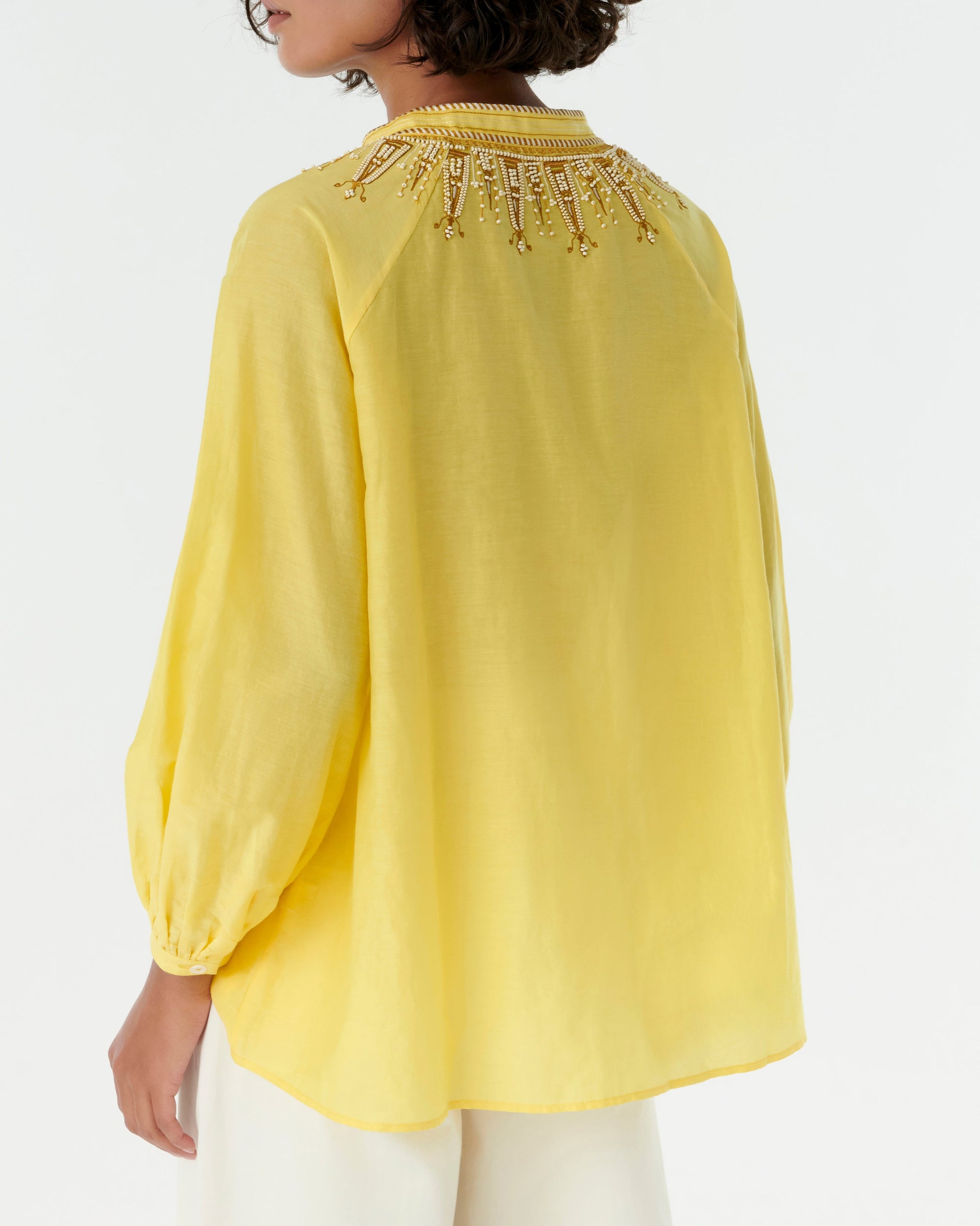 Blouse Ilizia en lin - Lemon