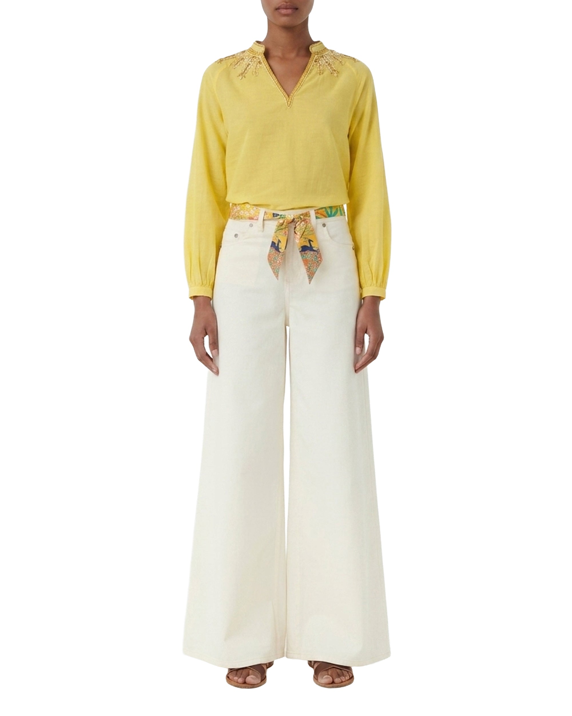 Blouse Ilizia en lin - Lemon