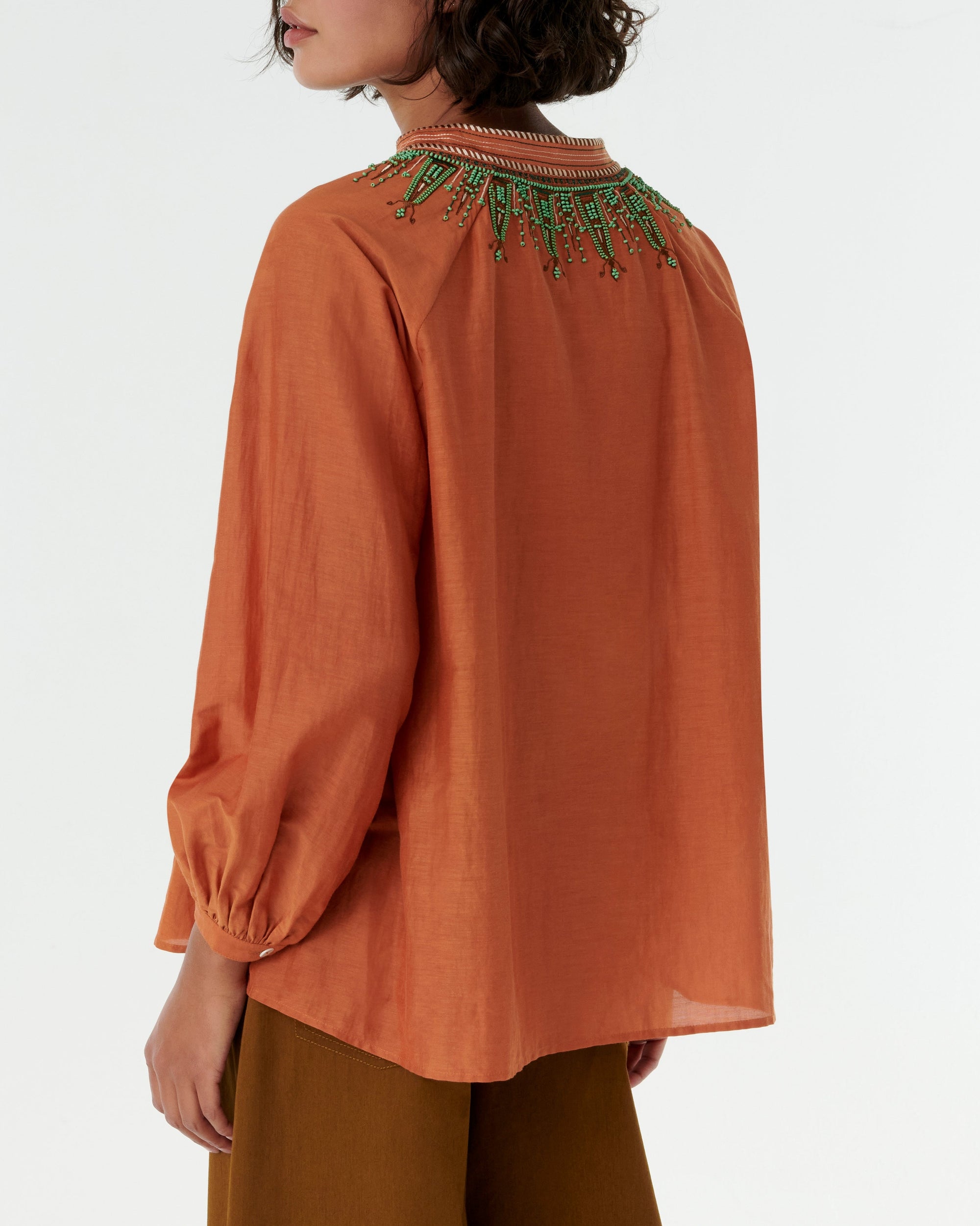 Blouse Ilizia en lin - Cinnamon