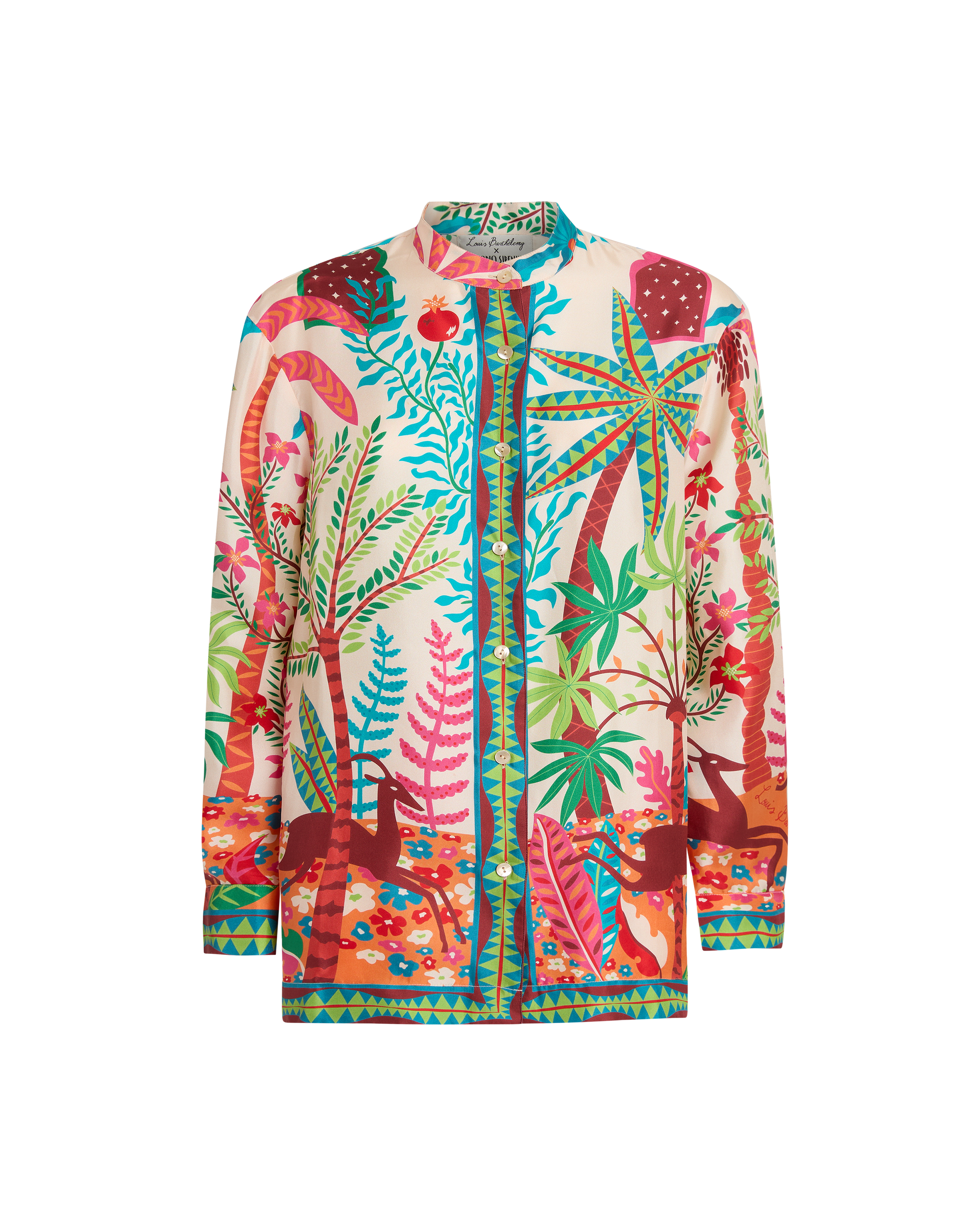 Kelsy silk shirt - Nudes