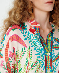 Kelsy silk shirt - Nudes
