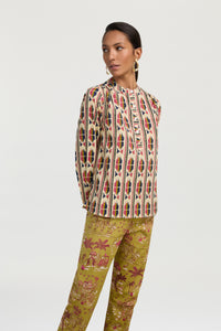 RECO PRIX : 97,5 // Batumi Shirt Amer Ikat Blue