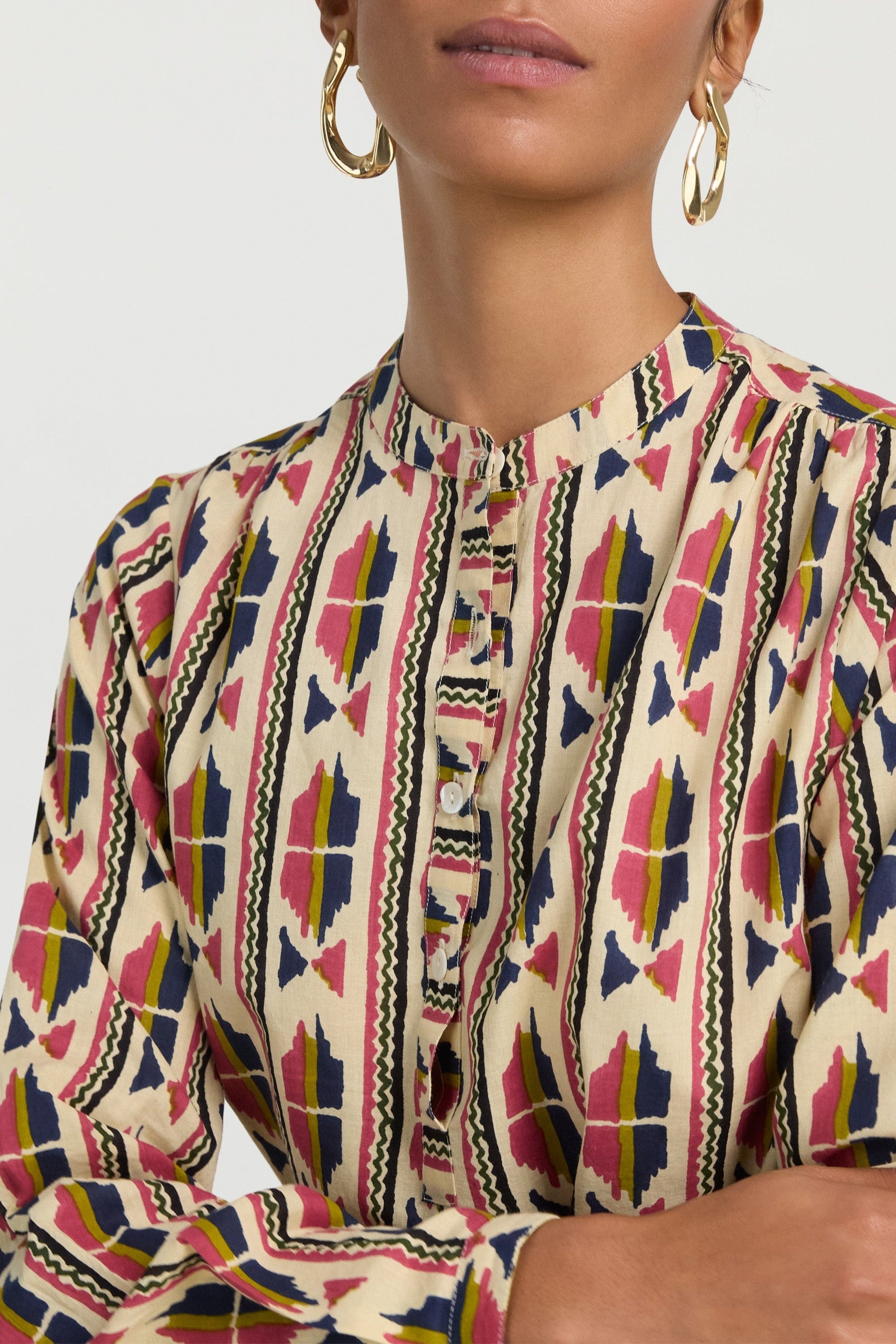 Batumi cotton shirt - Blue