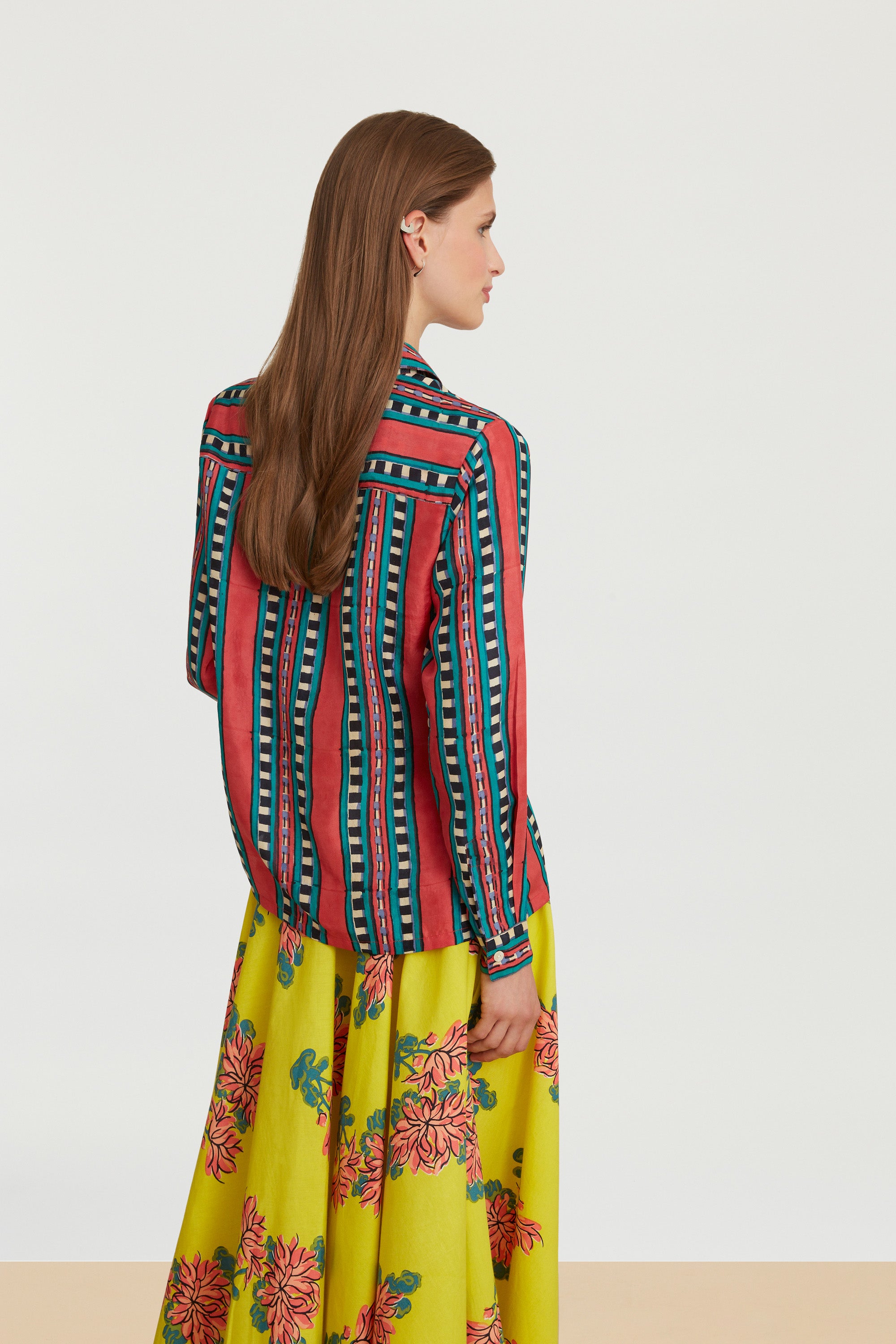 RECO PRIX : 190 // Bella Shirt Aymara Stripes Geranium