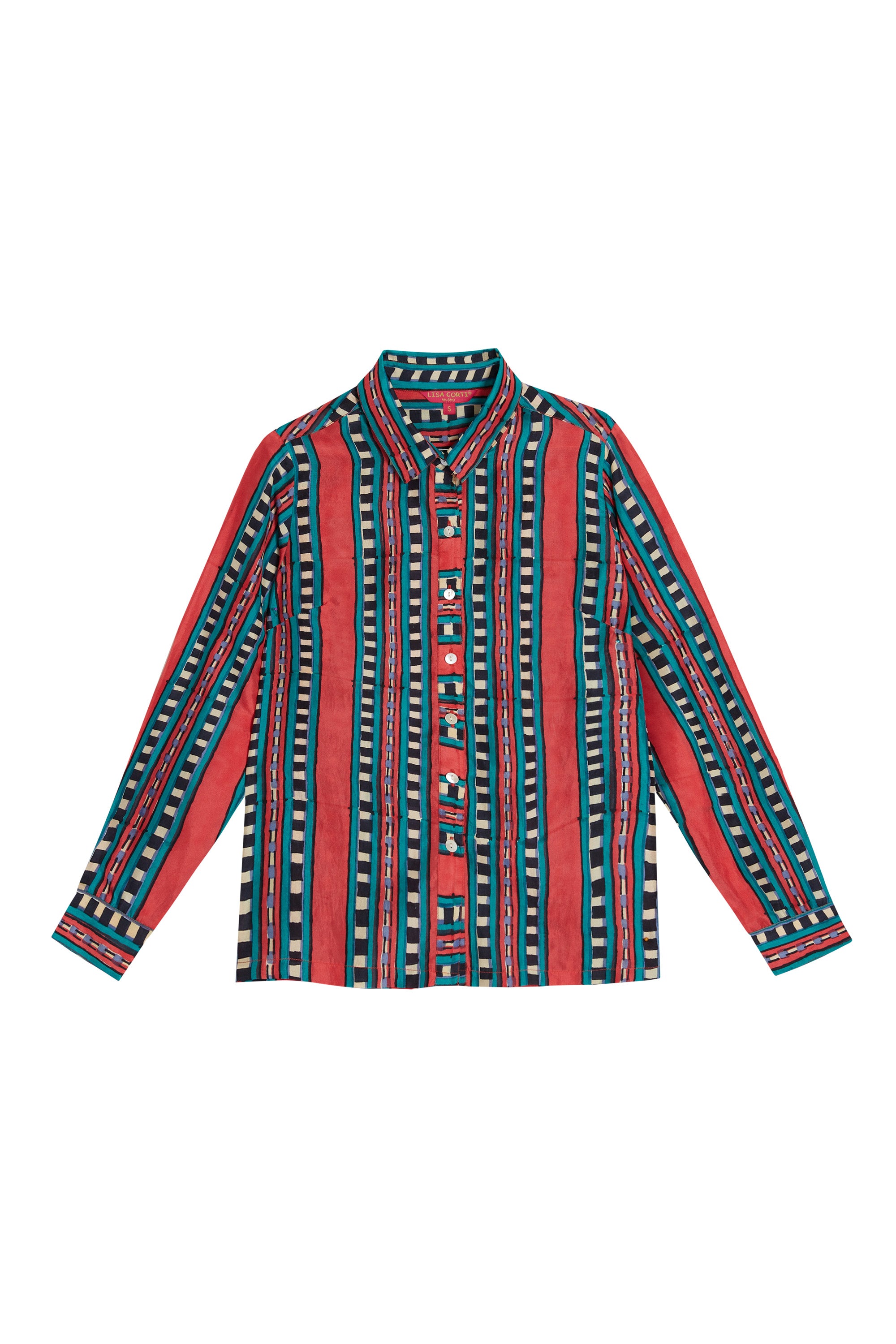 RECO PRIX : 190 // Bella Shirt Aymara Stripes Geranium