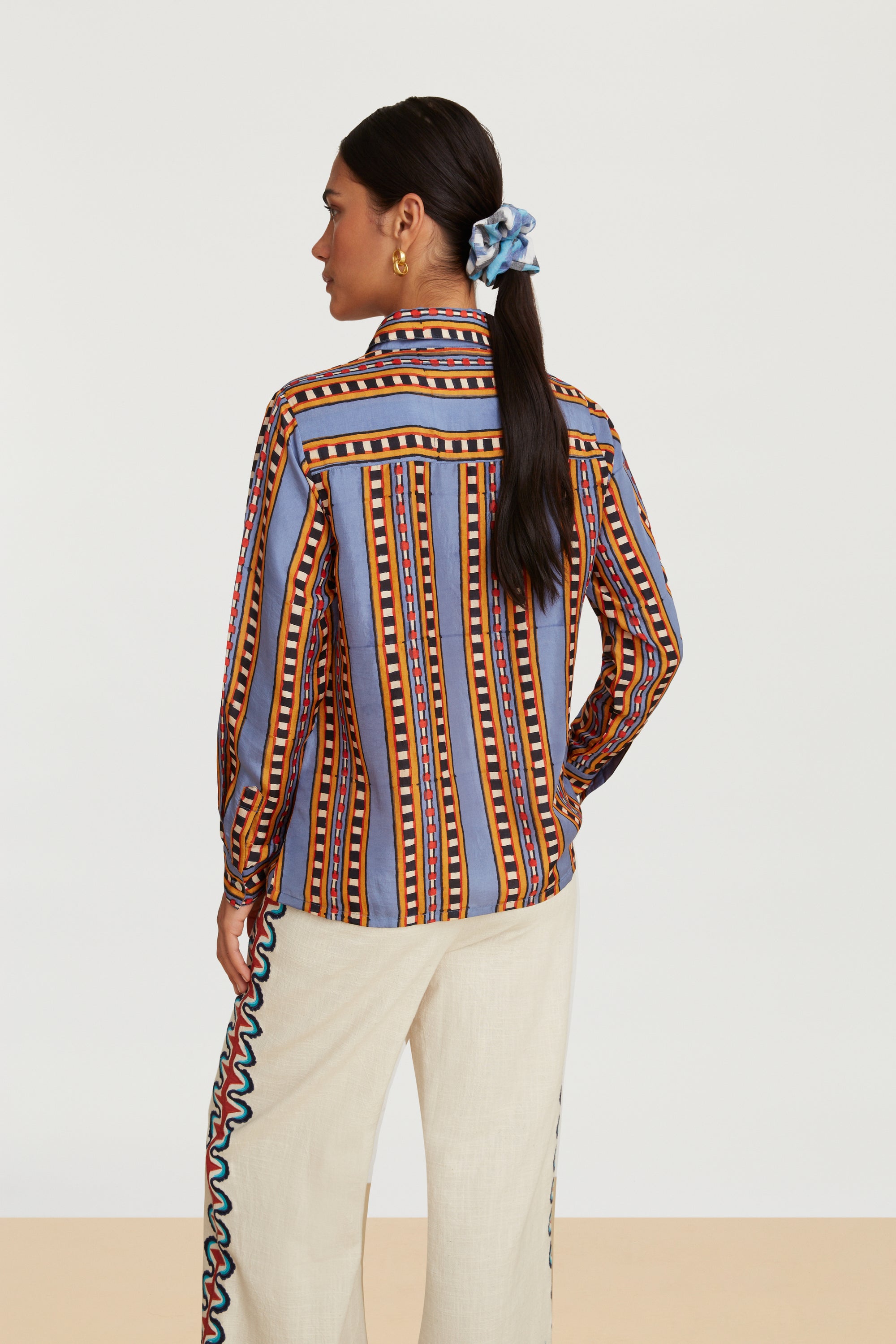 RECO PRIX : 190 // Bella Shirt Aymara Stripes Plumbago