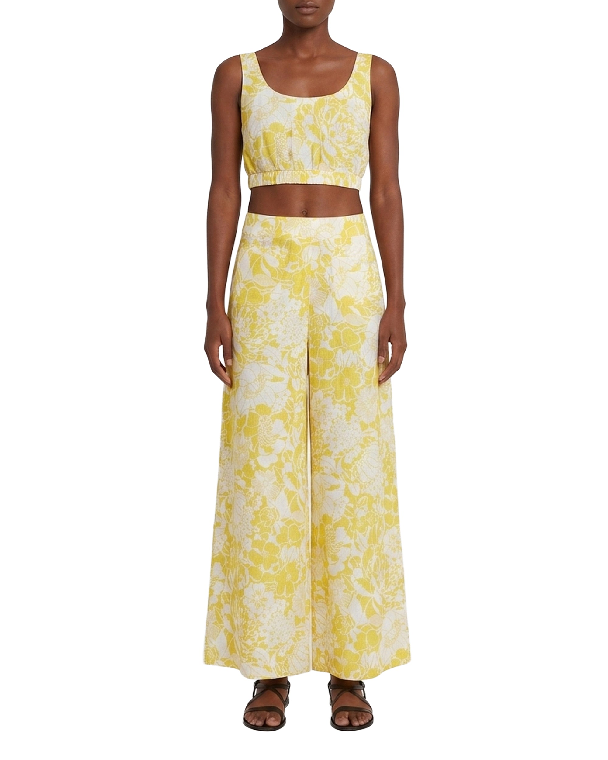 Pantalon en lin - Yellow