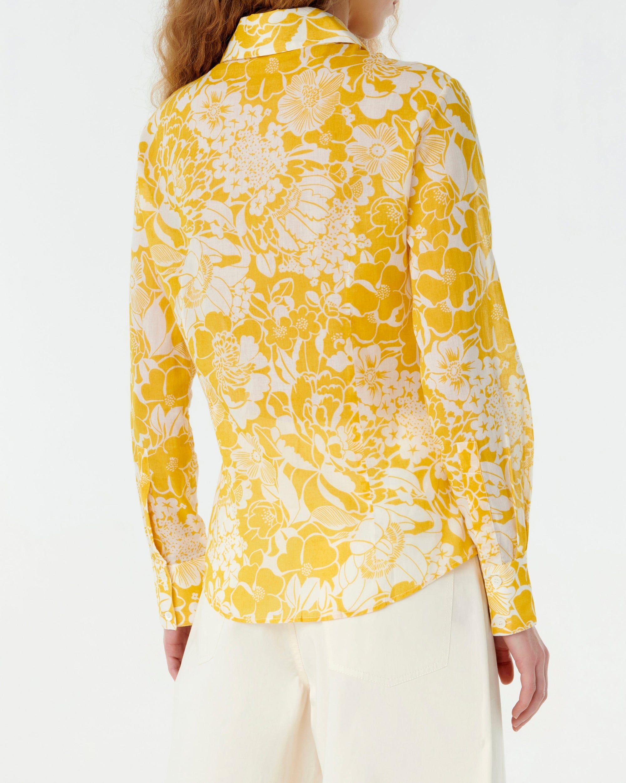 Chemise Patricia à manches longues - Yellow