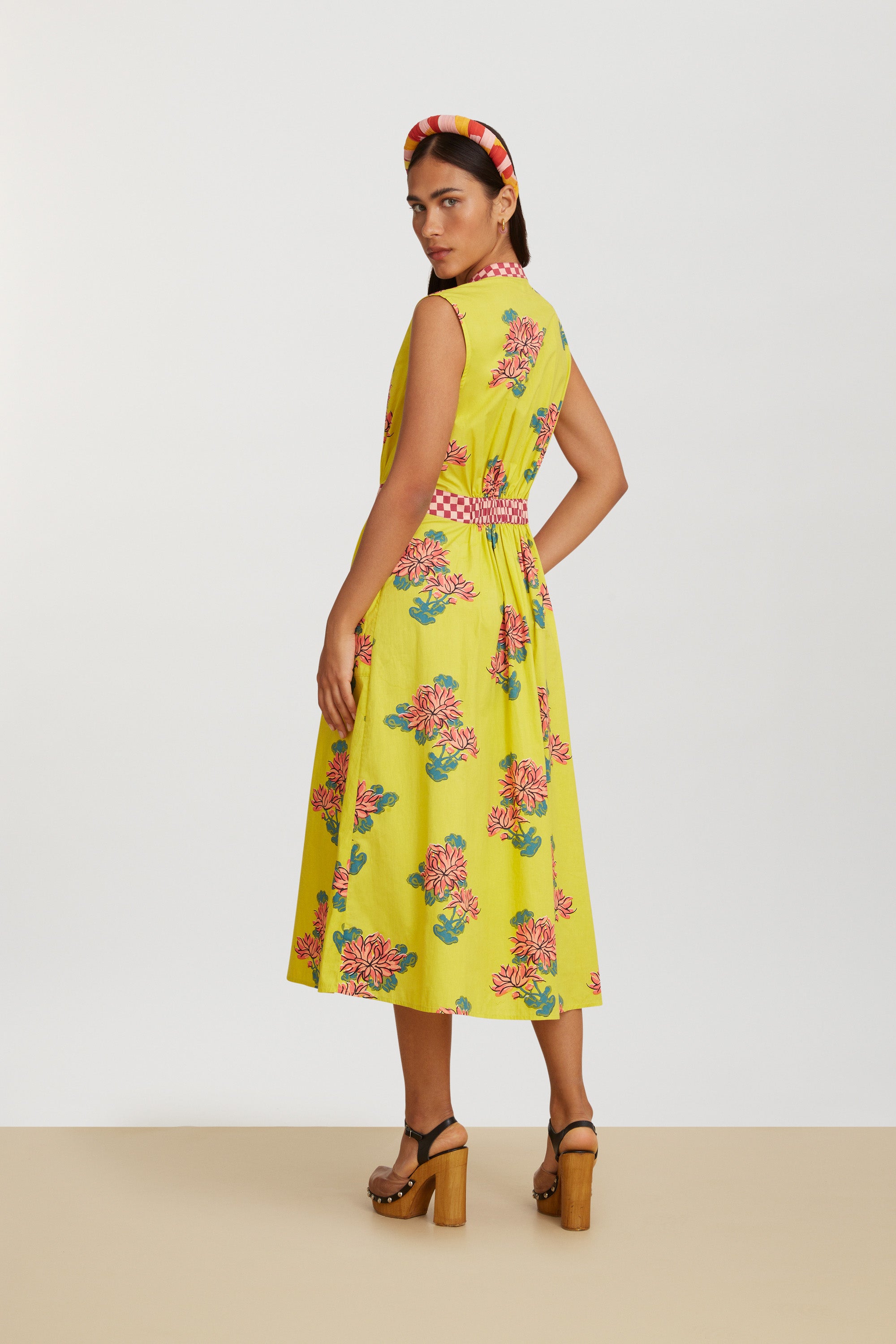 RECO PRIX : 165 // Blumen Dress Kimono Crisantemo Lemon