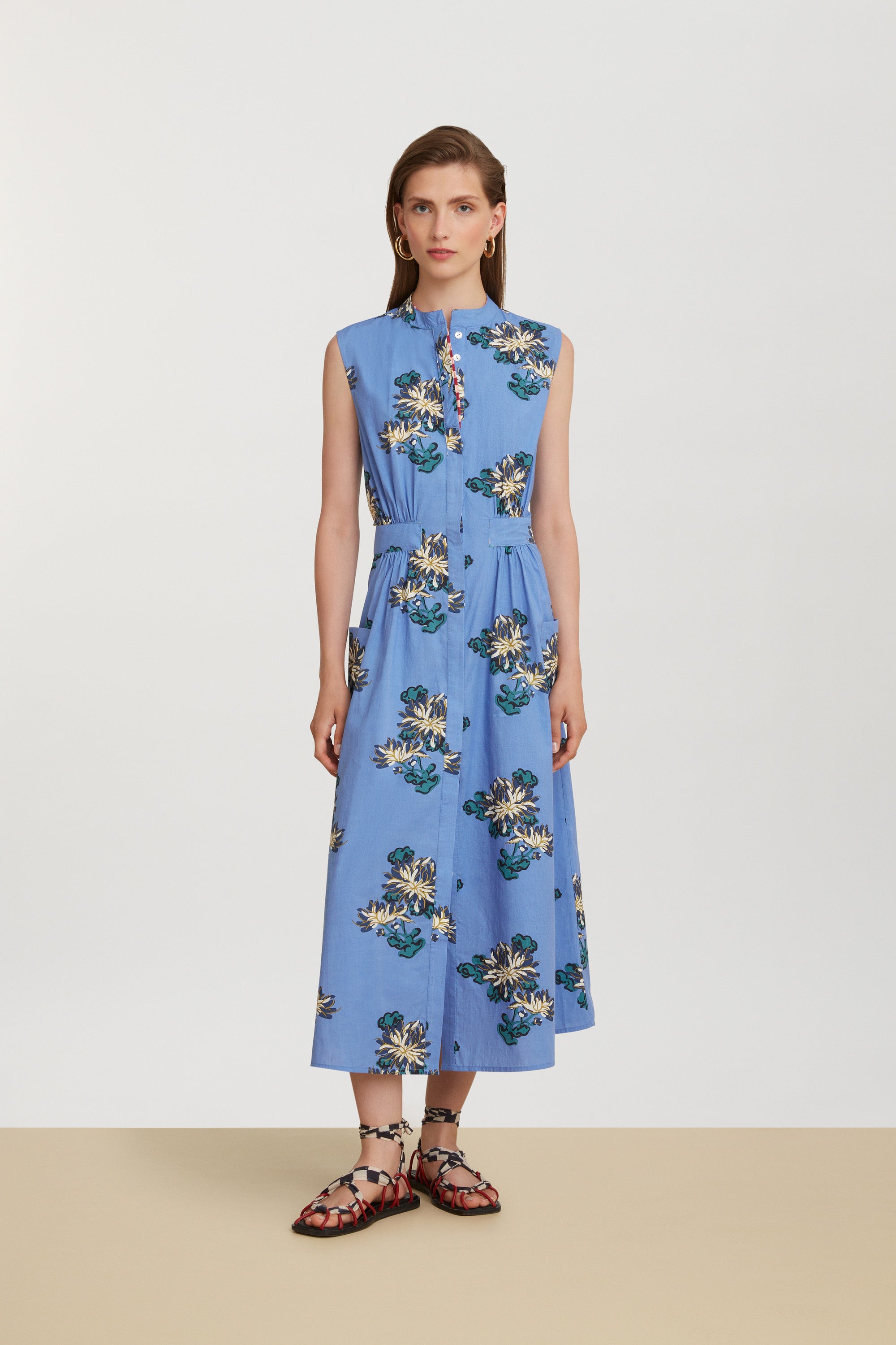 RECO PRIX : 165 // Blumen Dress Kimono Crisantemo Plumbago