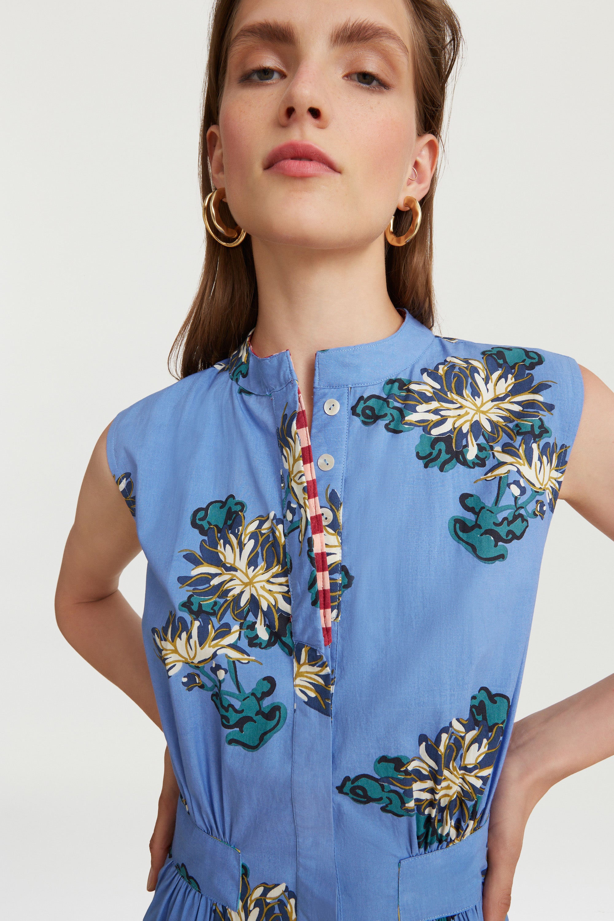 RECO PRIX : 165 // Blumen Dress Kimono Crisantemo Plumbago