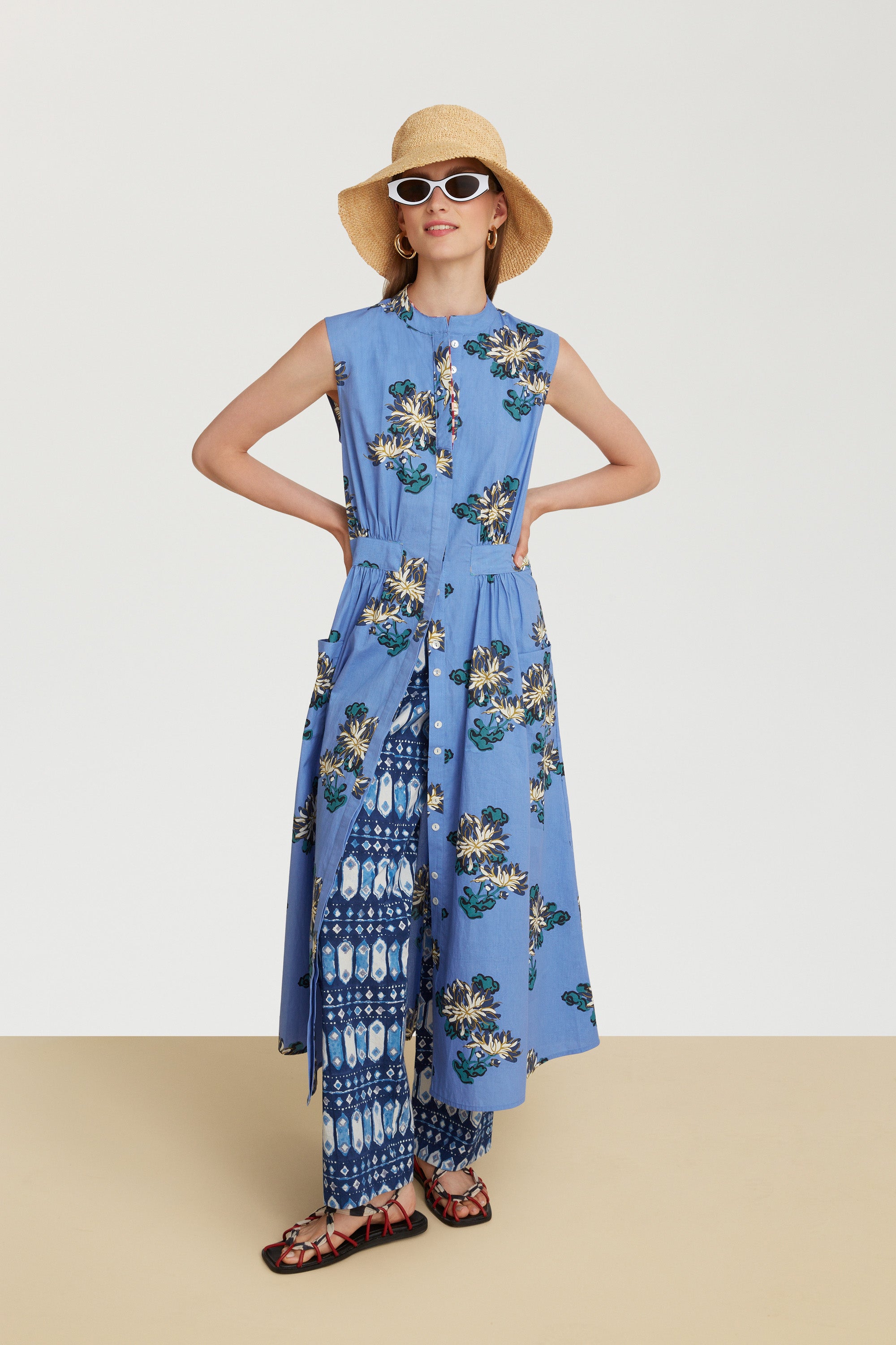 RECO PRIX : 165 // Blumen Dress Kimono Crisantemo Plumbago