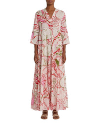 Alba maxi caftan - Red