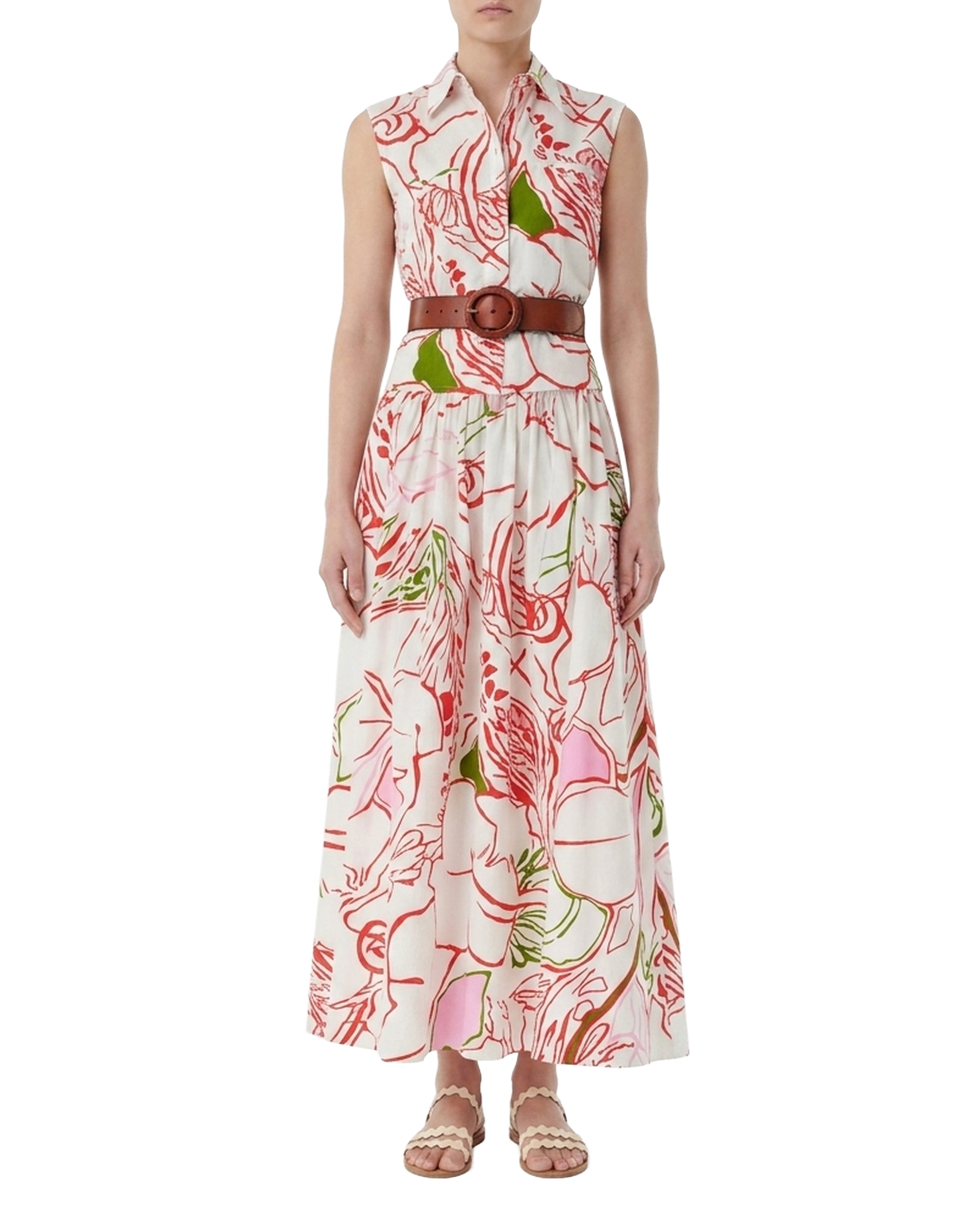 Top Ylenia sans manches - Red