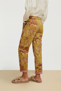 RECO PRIX : 155 // Capri Pant Toile De Jouy Chutney