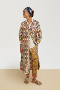 RECO PRIX : 155 // Capri Pant Toile De Jouy Chutney