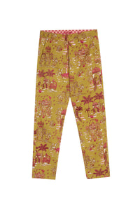 RECO PRIX : 155 // Capri Pant Toile De Jouy Chutney