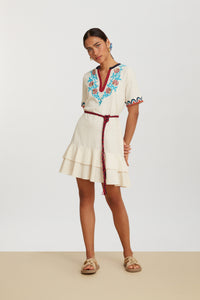 RECO PRIX : 155 // Cherry Mini Dress Ivory