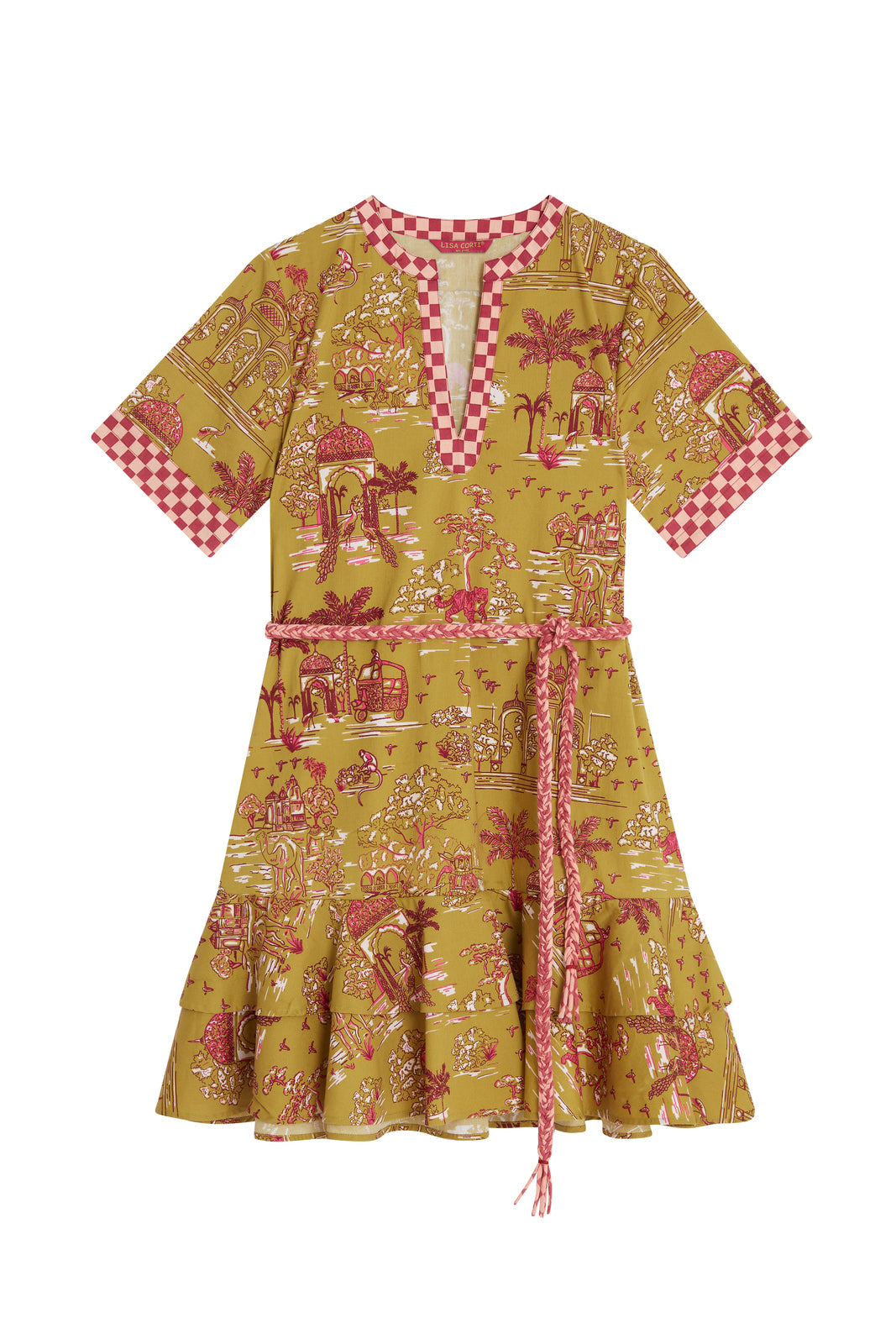 RECO PRIX : 185 // Cherry Dress Toile De Jouy Chutney