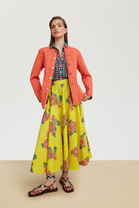 RECO PRIX : 152,5 // Circle Skirt Kimono Crisantemo Lemon
