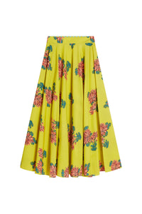 Circle skirt in cotton - Neutral